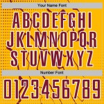 Sublimation Uniform Lightning Crimson-White Soccer Jersey Sports Gold Custom