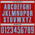 Geometric Light Shape Soccer Sublimation Custom Uniform Sports Red Blue-Steel Gray Jersey