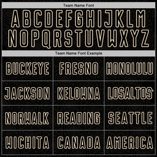 Sublimation Custom Geometric Black Soccer Jersey Shape Sports Uniform Cream