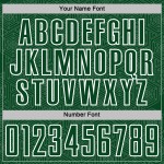 Sports Uniform Geometric White Sublimation Shape Custom Jersey Soccer Green